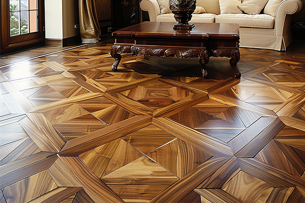 Burmese Teak Parquet Flooring